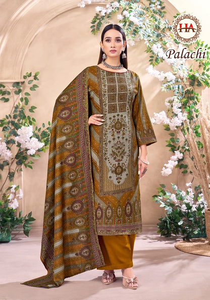 Palachi Harshit Fashion Karachi Pashmina Salwar Suits Supplier Gujarat