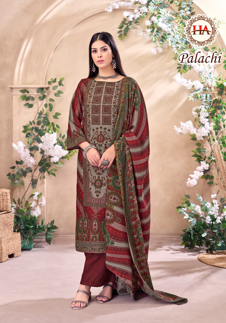 Palachi Harshit Fashion Karachi Pashmina Salwar Suits Supplier Gujarat