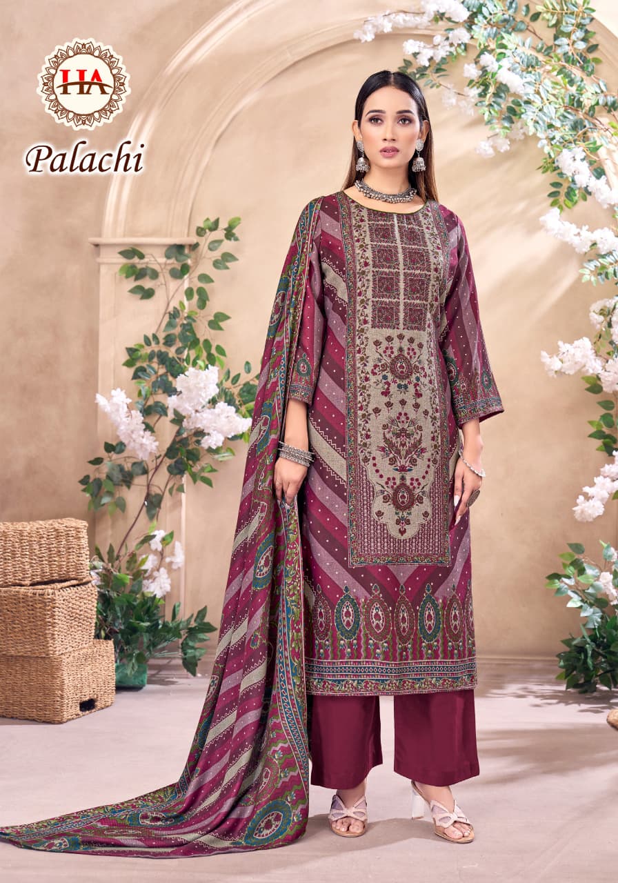 Palachi Harshit Fashion Karachi Pashmina Salwar Suits Supplier Gujarat