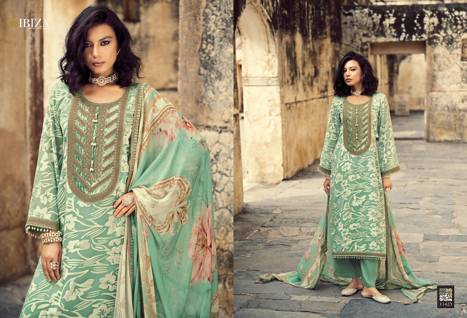 Palachi Story Ibiza Velvet Suits Wholesale Rate