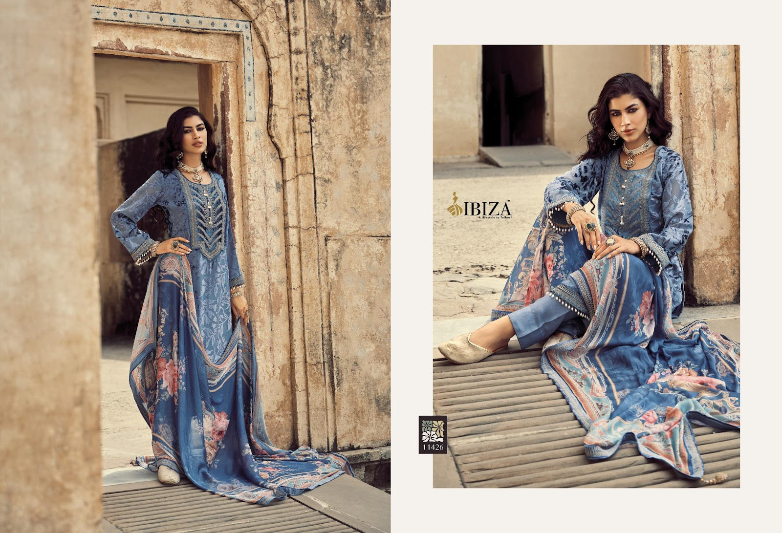 Palachi Story Ibiza Velvet Suits Wholesale Rate