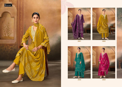 Palak 0209 Kesar Muslin Karachi Salwar Suits Exporter Ahmedabad