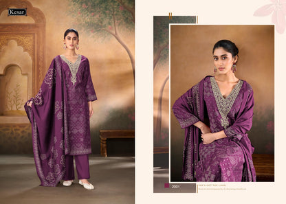 Palak 0209 Kesar Muslin Karachi Salwar Suits Exporter Ahmedabad
