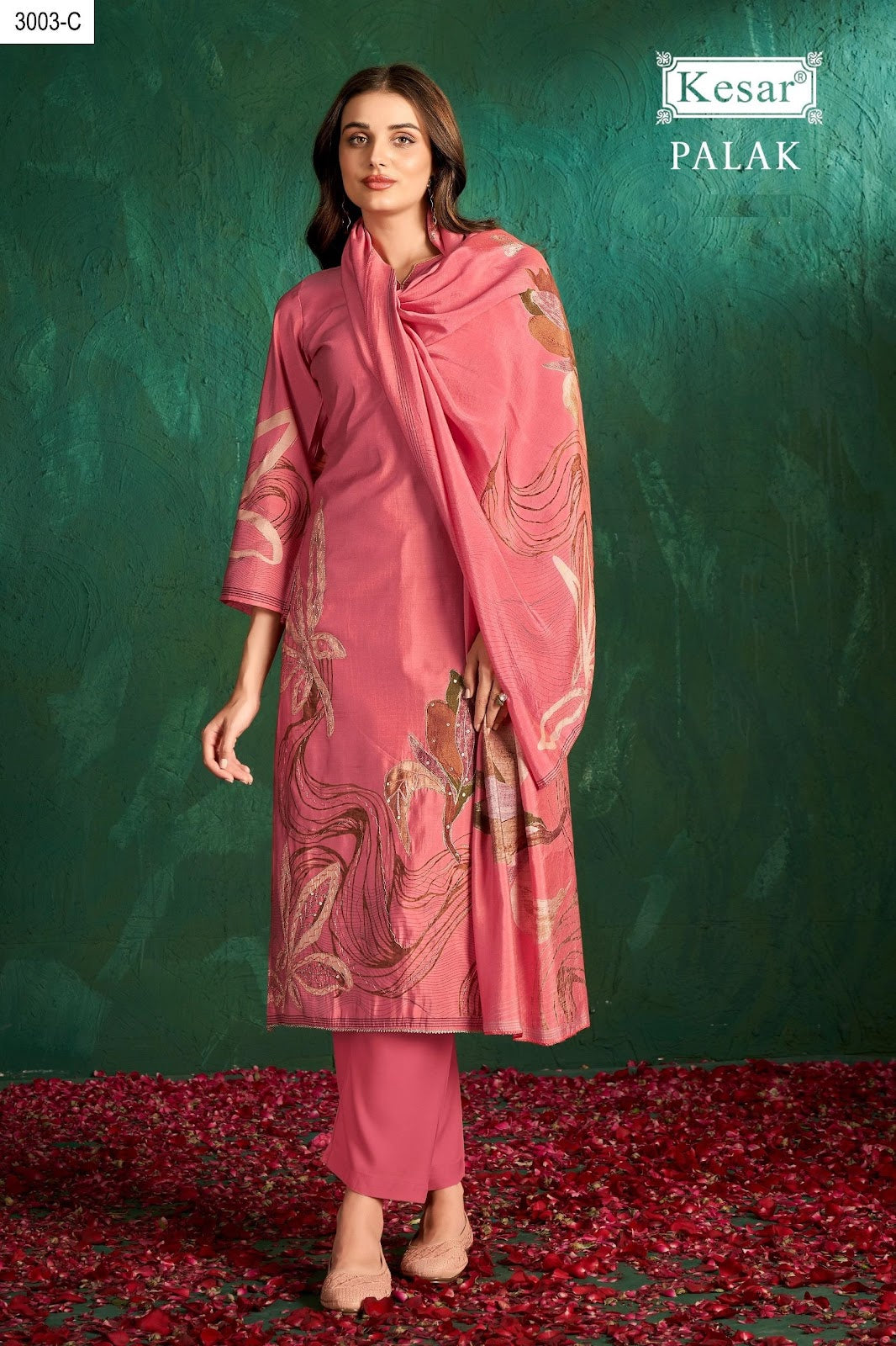 Palak 3001-3004 Kesar Modal Silk Pant Style Suits Exporter India