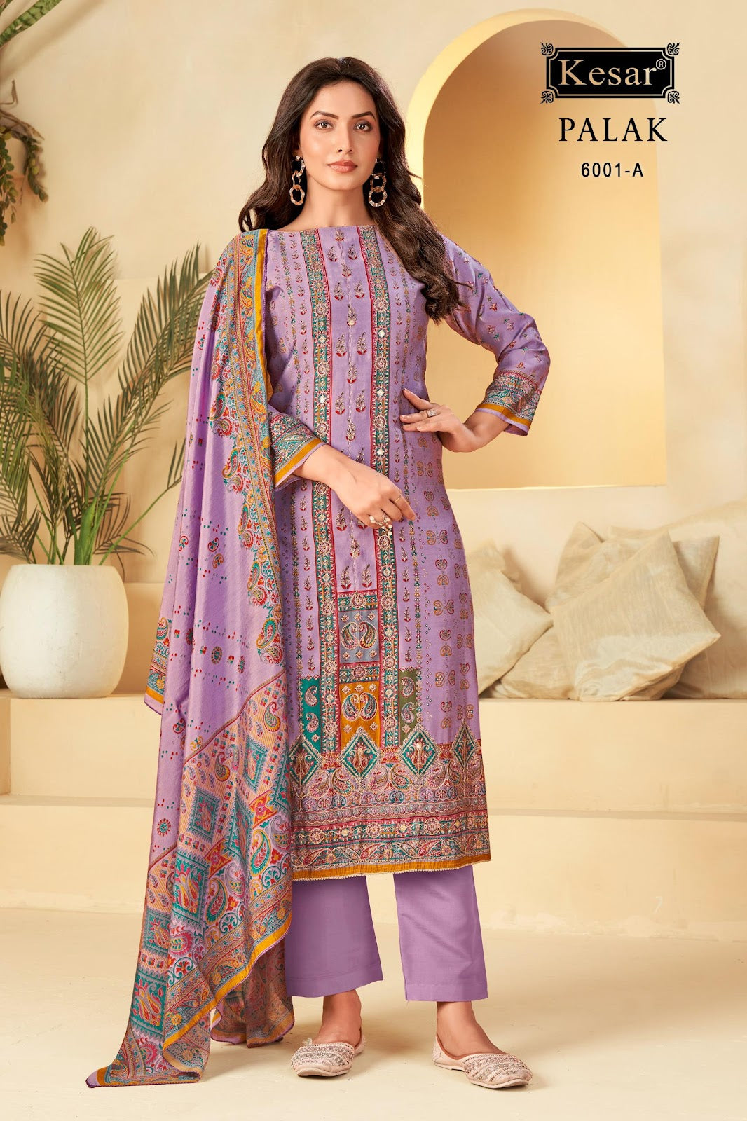 Palak 6001 Kesar Modal Silk Pant Style Suits Supplier India