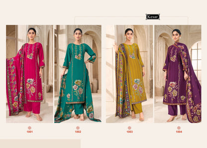Palak Kesar Muslin Karachi Salwar Suits Exporter India