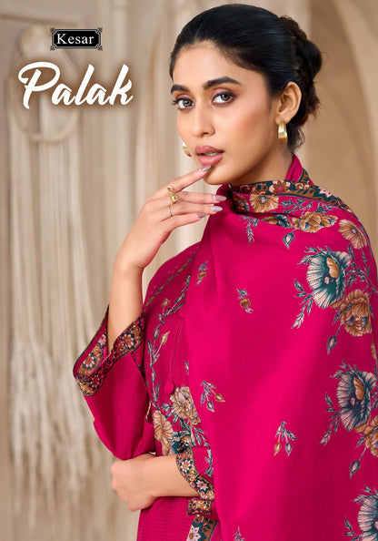 Palak Kesar Muslin Karachi Salwar Suits Exporter India