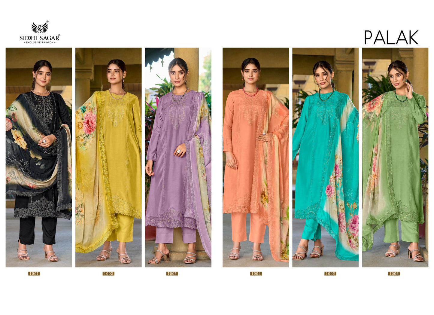 Palak Siddhi Sagar Bemberg Muslin Pant Style Suits