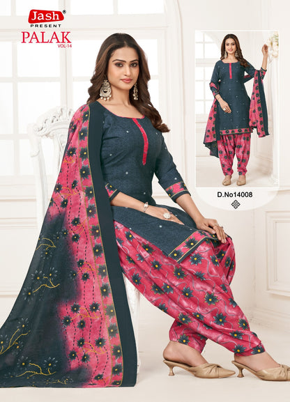 Palak Vol 14 Jash Indo Cotton Readymade Cotton Pant Suits Supplier