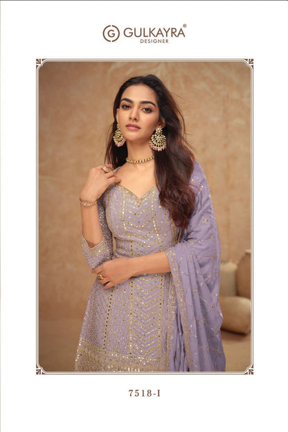 Palak Vol 2 Gulkayra Designer Chinon Readymade Sharara Suits Supplier