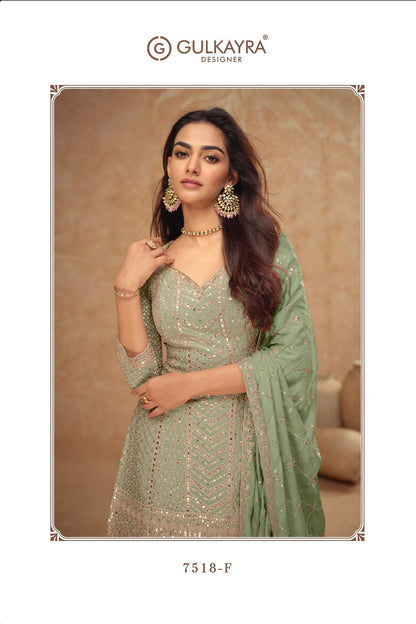 Palak Vol 2 Gulkayra Designer Chinon Readymade Sharara Suits Supplier