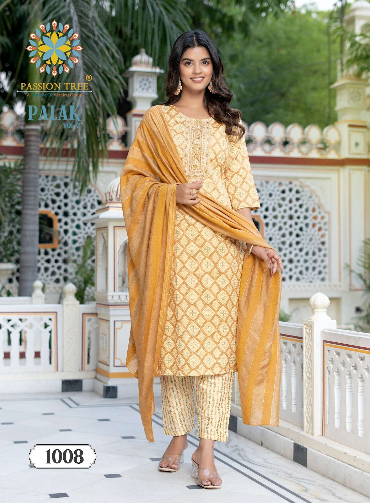 Palak Vol 2 Passion Tree Capsule Readymade Pant Style Suits Wholesaler Gujarat