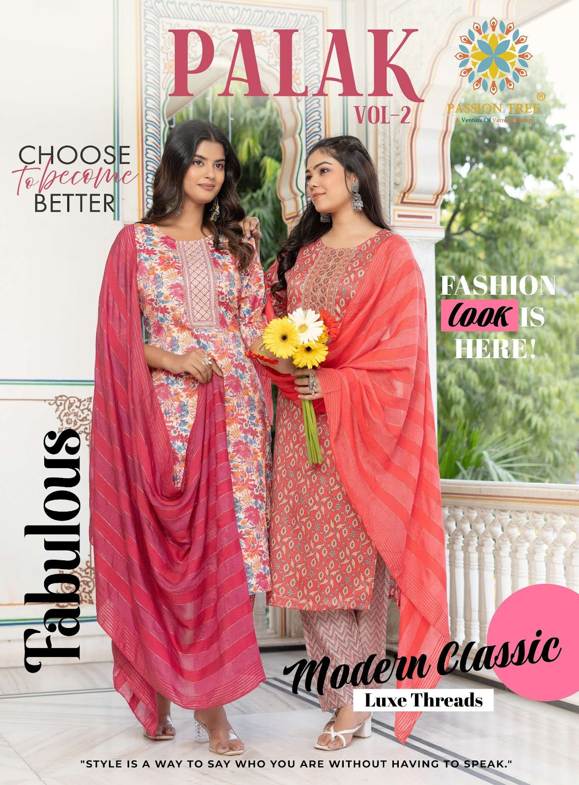 Palak Vol 2 Passion Tree Capsule Readymade Pant Style Suits Wholesaler Gujarat