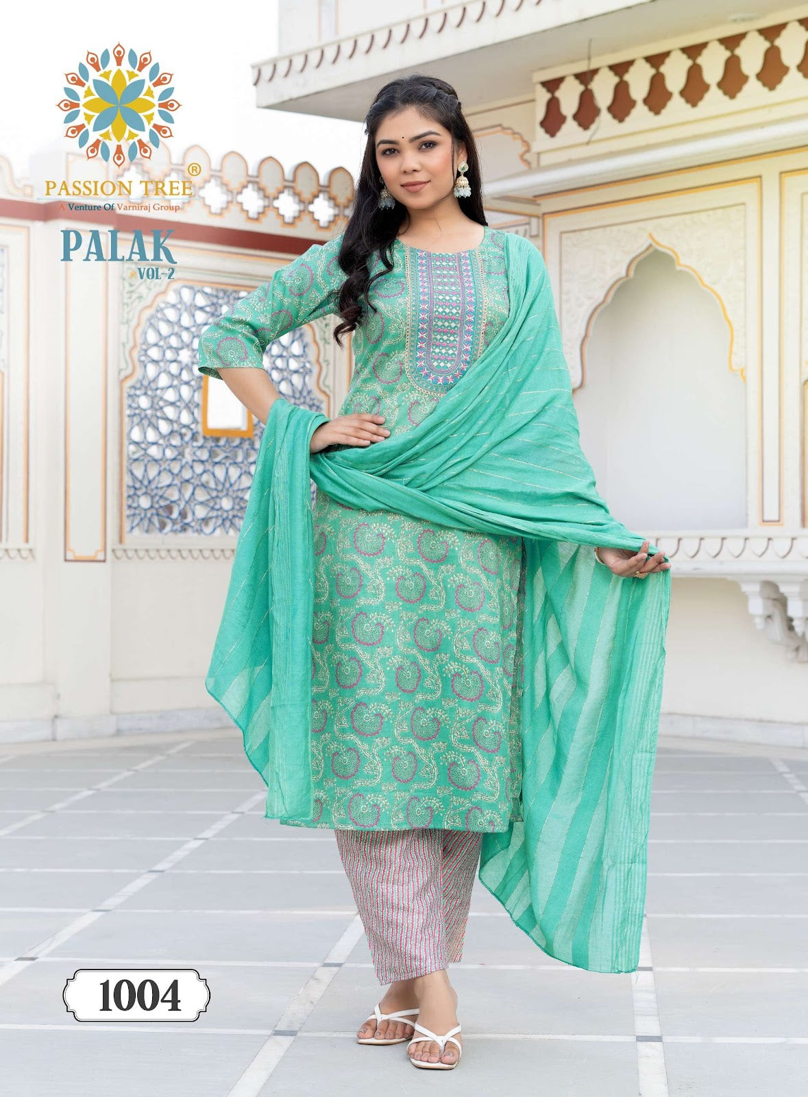 Palak Vol 2 Passion Tree Capsule Readymade Pant Style Suits Wholesaler Gujarat