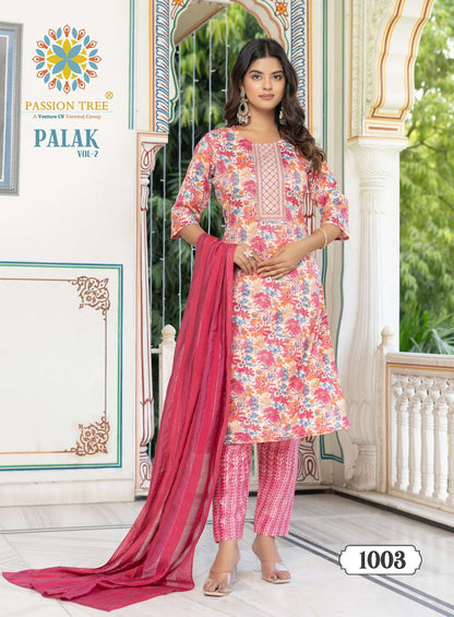 Palak Vol 2 Passion Tree Capsule Readymade Pant Style Suits Wholesaler Gujarat