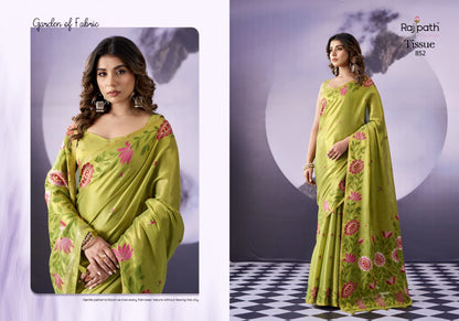 Palash Tissue Rajpath Sarees Wholesale