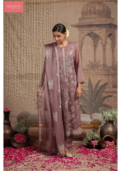 Palki Naariti Tissue Silk Pant Style Suits Exporter Ahmedabad