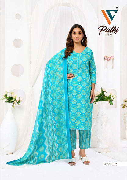 Palki Vol 1 Vandana Creation Cotton Dress Material Supplier India