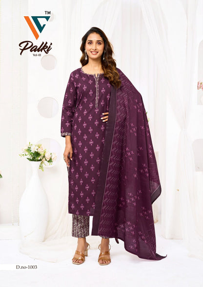 Palki Vol 1 Vandana Creation Cotton Dress Material Supplier India