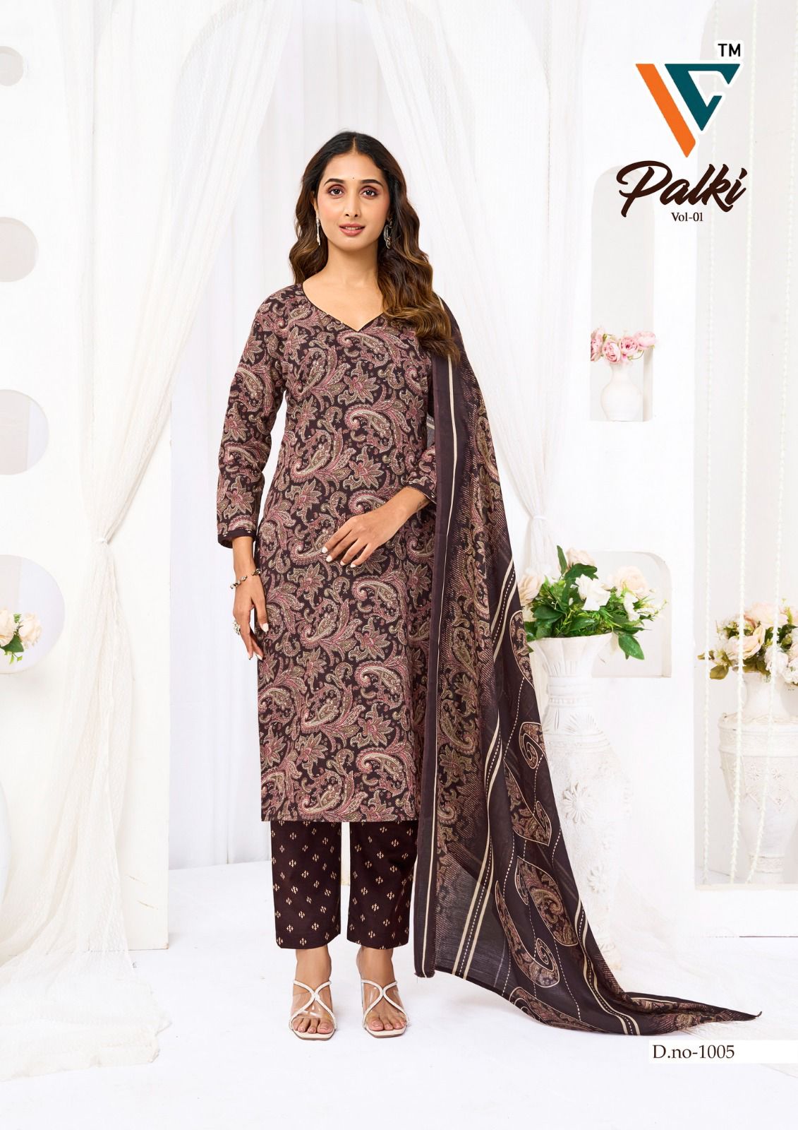 Palki Vol 1 Vandana Creation Cotton Dress Material Supplier India