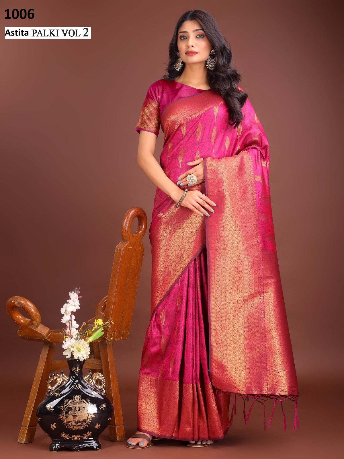 Palki Vol 2 1001-1006 Astita Banarasi Silk Sarees Exporter India