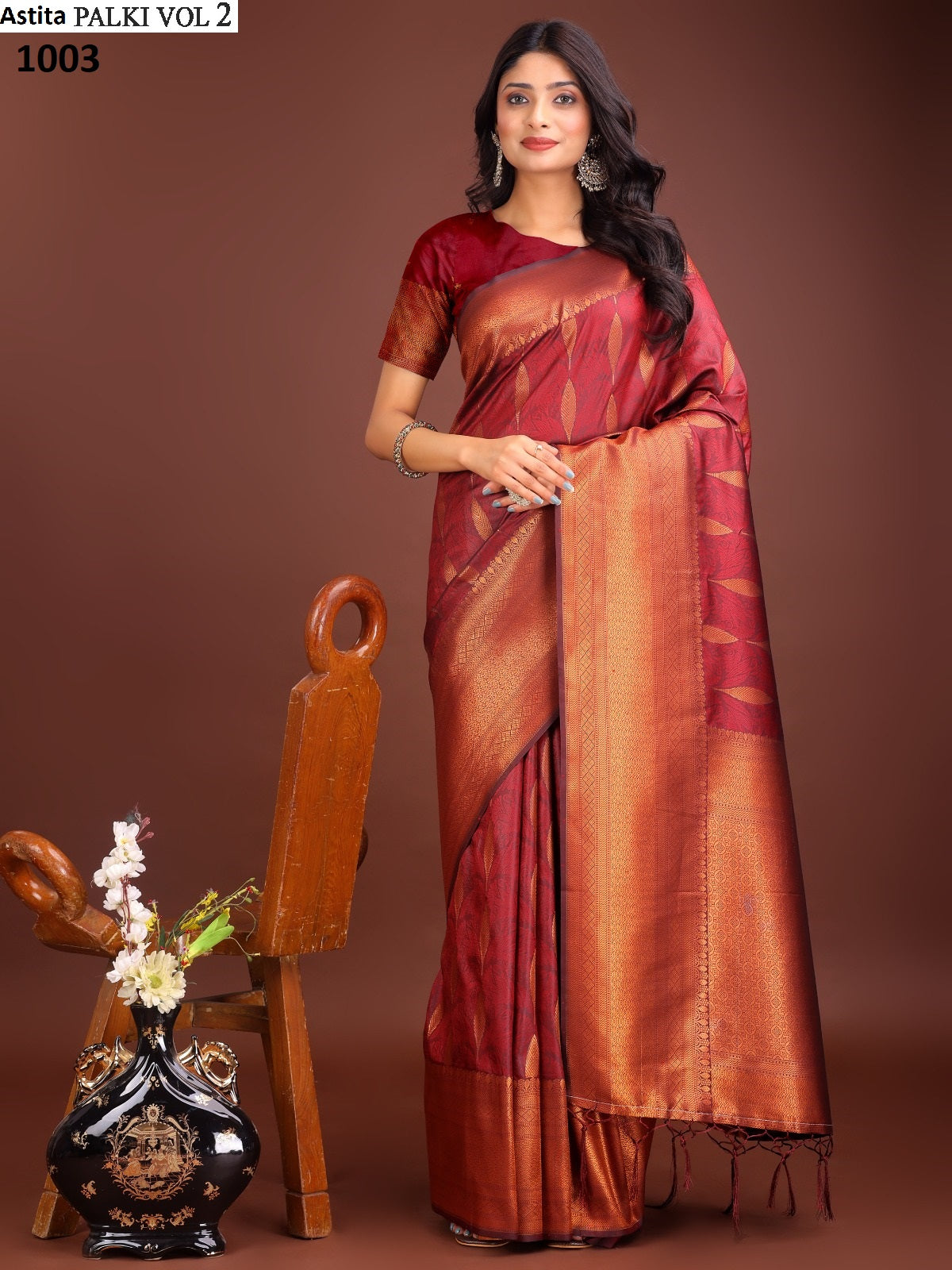 Palki Vol 2 1001-1006 Astita Banarasi Silk Sarees Exporter India