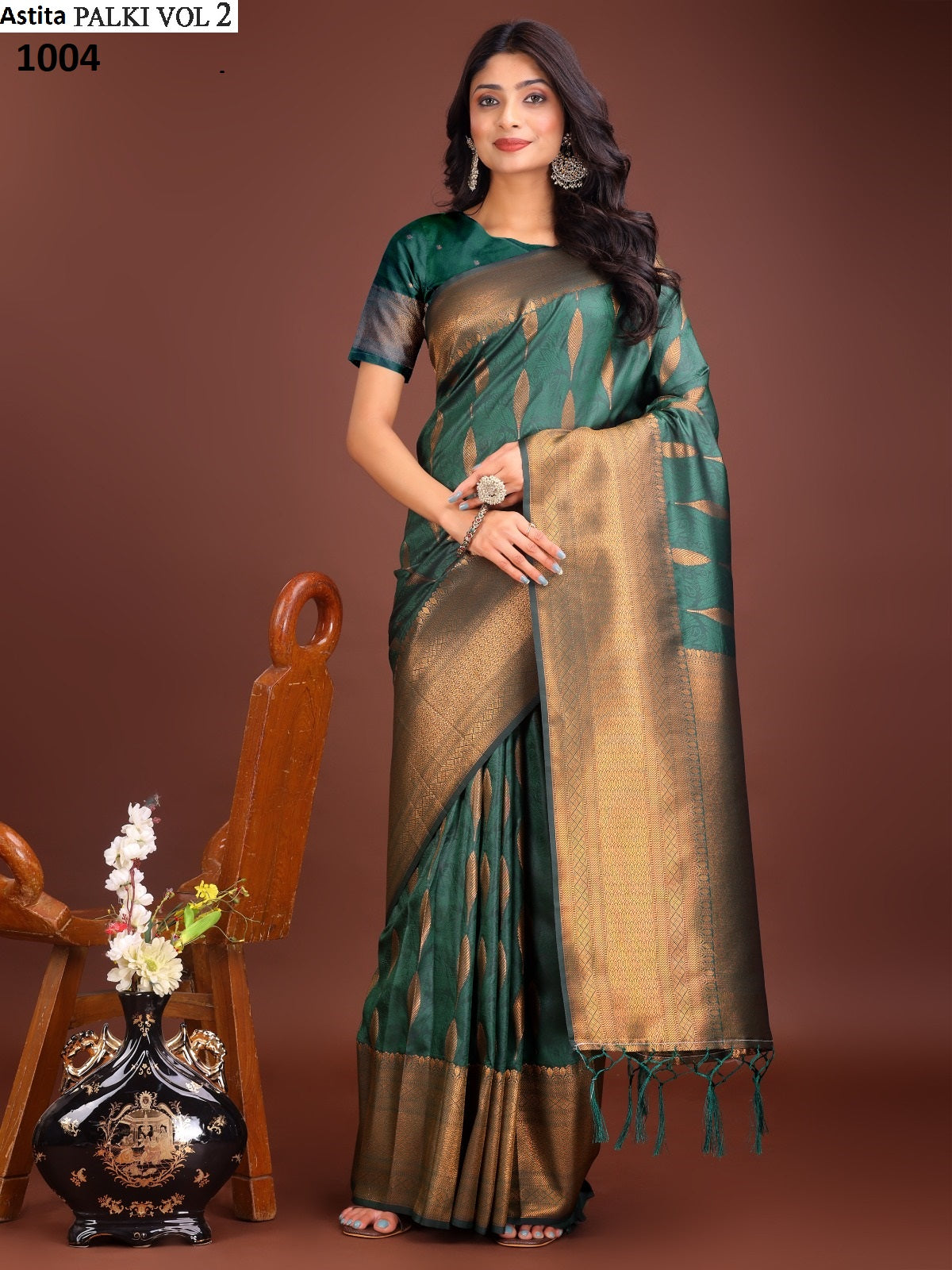 Palki Vol 2 1001-1006 Astita Banarasi Silk Sarees Exporter India