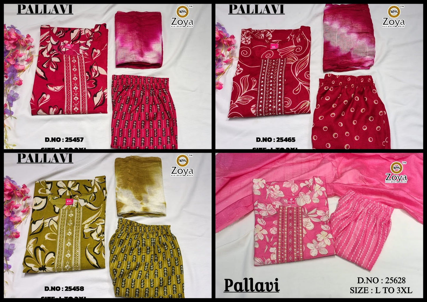 Pallavi 0906 Zoya Capsule Readymade Pant Style Suits Exporter India