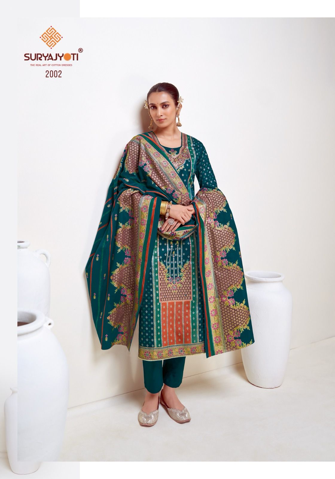 Pallavi Advance Vol 2 Suryajyoti Jam Satin Pant Style Suits Exporter Gujarat