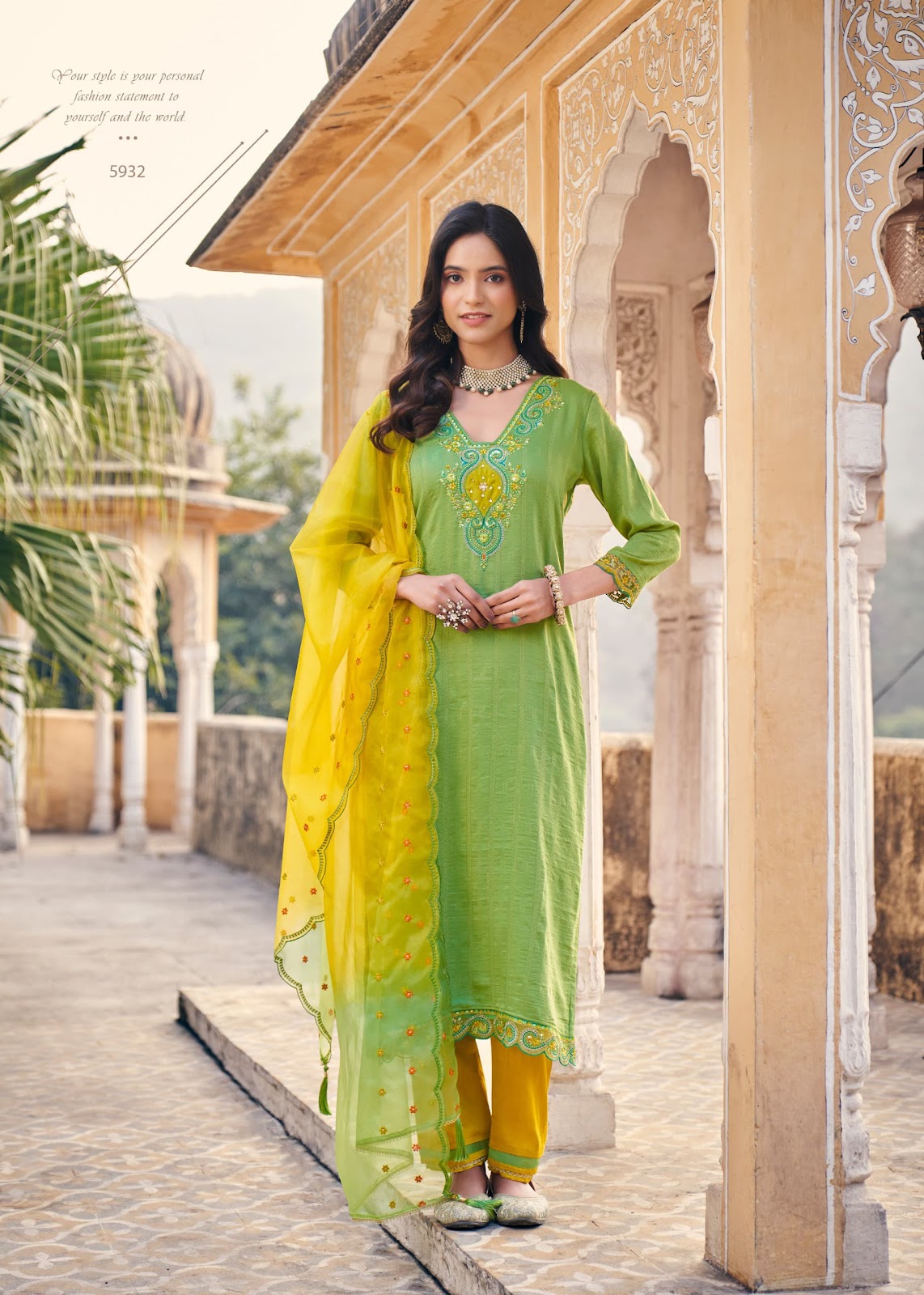Pallavi Rangoon Viscose Readymade Pant Style Suits Wholesaler India