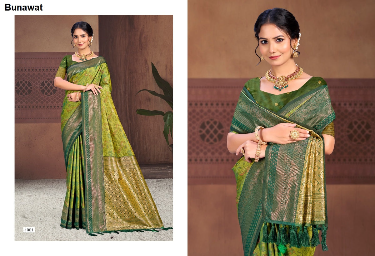 Pallavi Silk Bunawat Sarees Wholesale Price