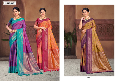 Pallavi Silk Bunawat Sarees Wholesale Price