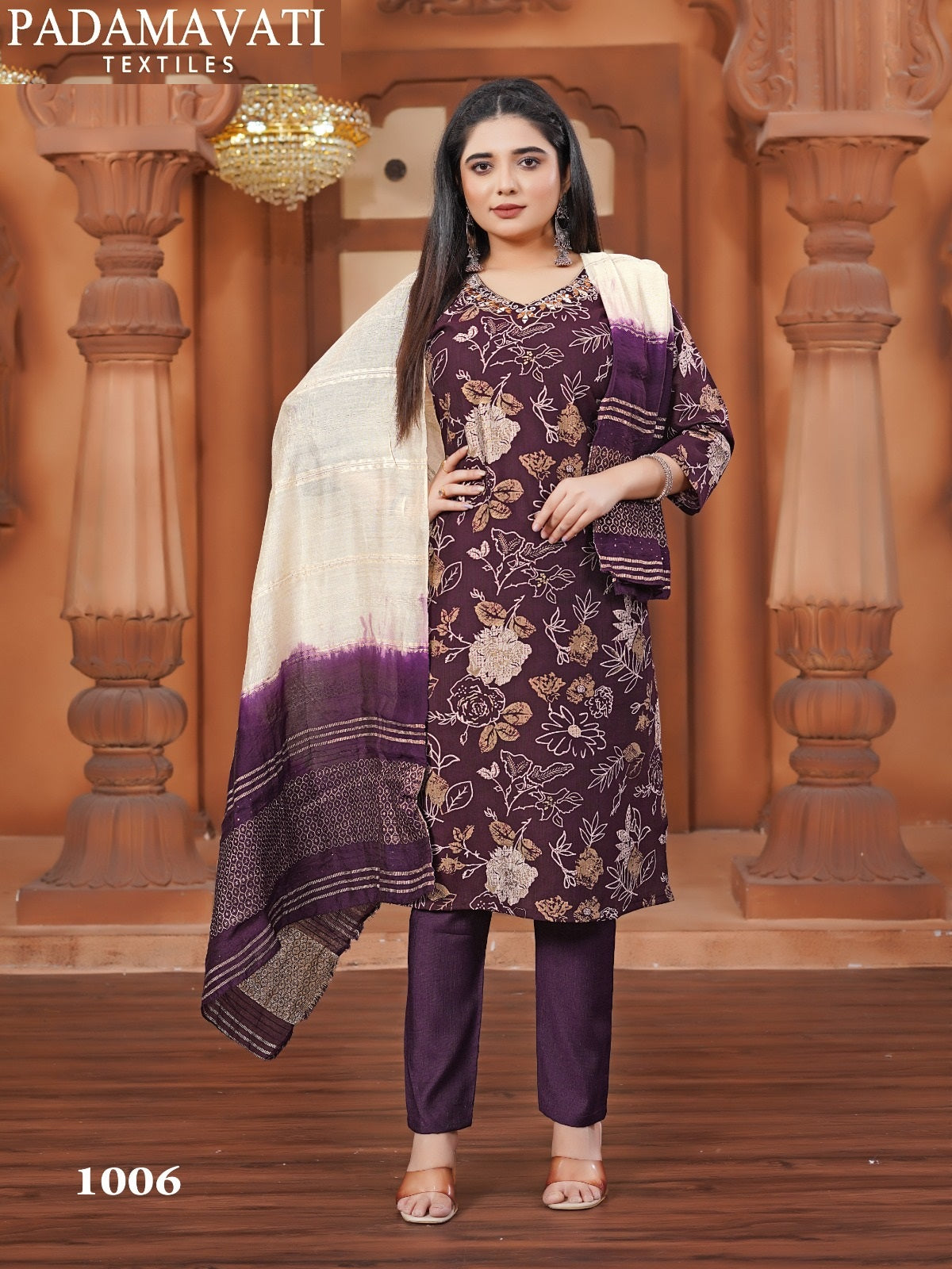 Pallavi Vol 1 Pt Vertical Readymade Pant Style Suits Manufacturer India