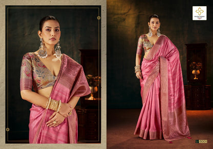 Pallavi Vol 5 Shubh Shree Tusser Silk Sarees Supplier