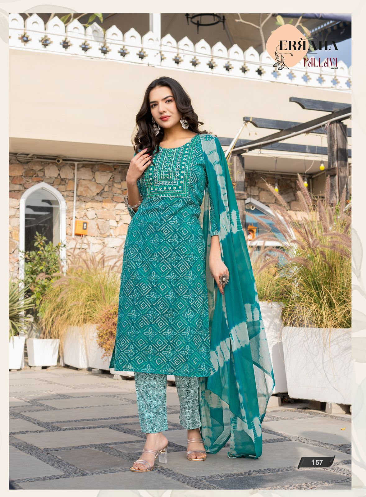 Pallavi Vol 6 Erraha Rayon Readymade Pant Style Suits Supplier