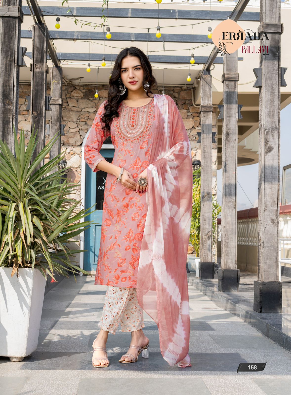 Pallavi Vol 6 Erraha Rayon Readymade Pant Style Suits Supplier
