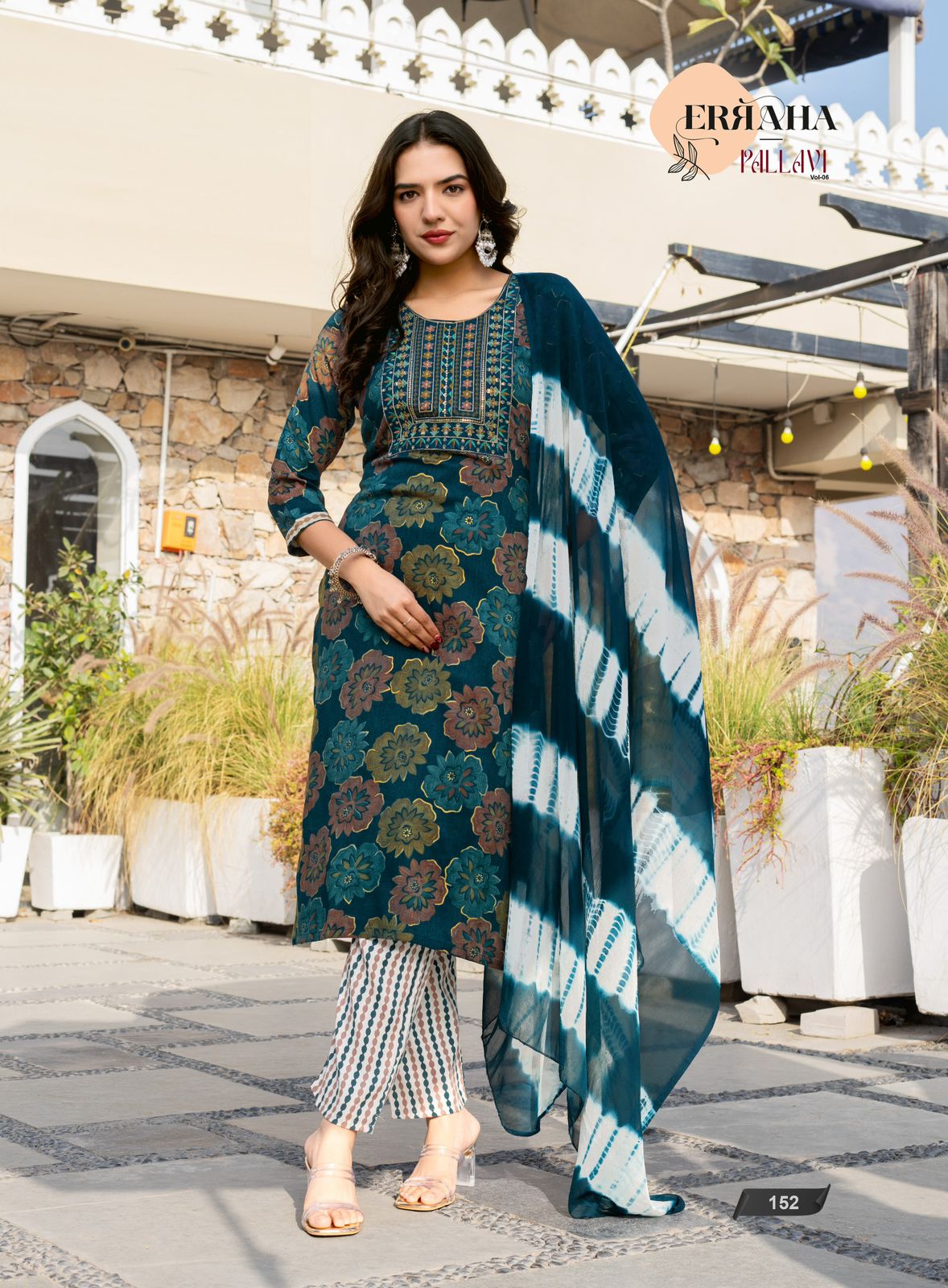 Pallavi Vol 6 Erraha Rayon Readymade Pant Style Suits Supplier