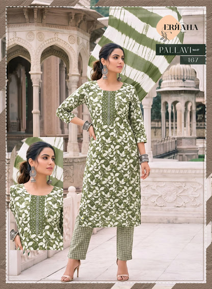 Pallavi Vol 7 Erraha Capsule Rayon Readymade Pant Style Suits Manufacturer
