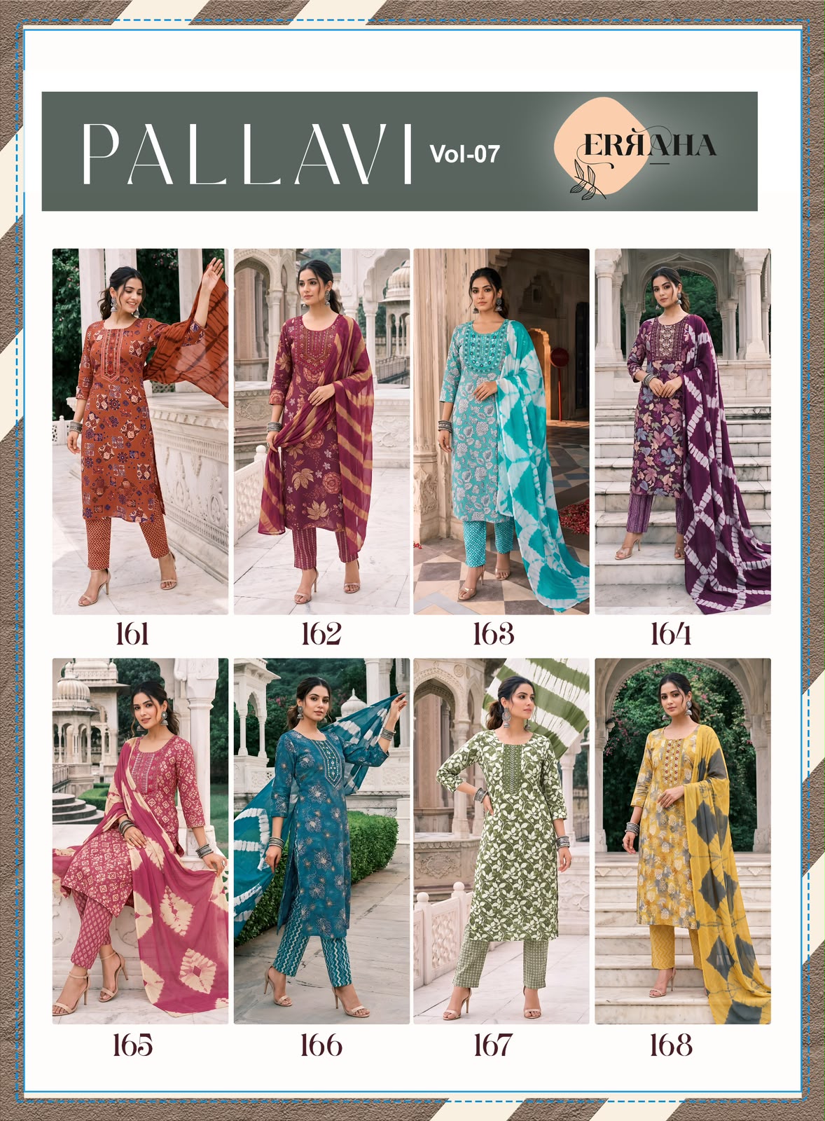 Pallavi Vol 7 Erraha Capsule Rayon Readymade Pant Style Suits Manufacturer