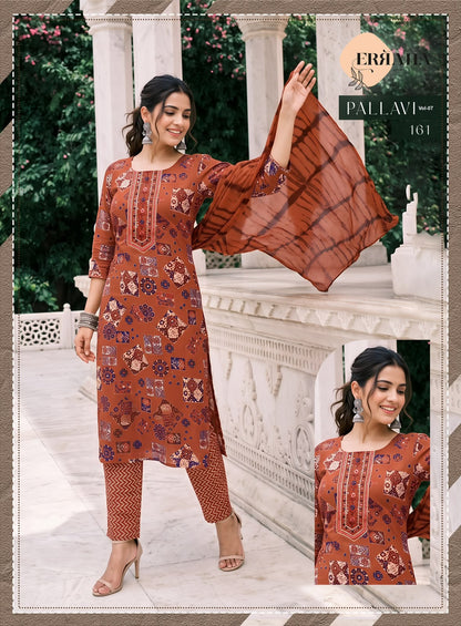 Pallavi Vol 7 Erraha Capsule Rayon Readymade Pant Style Suits Manufacturer