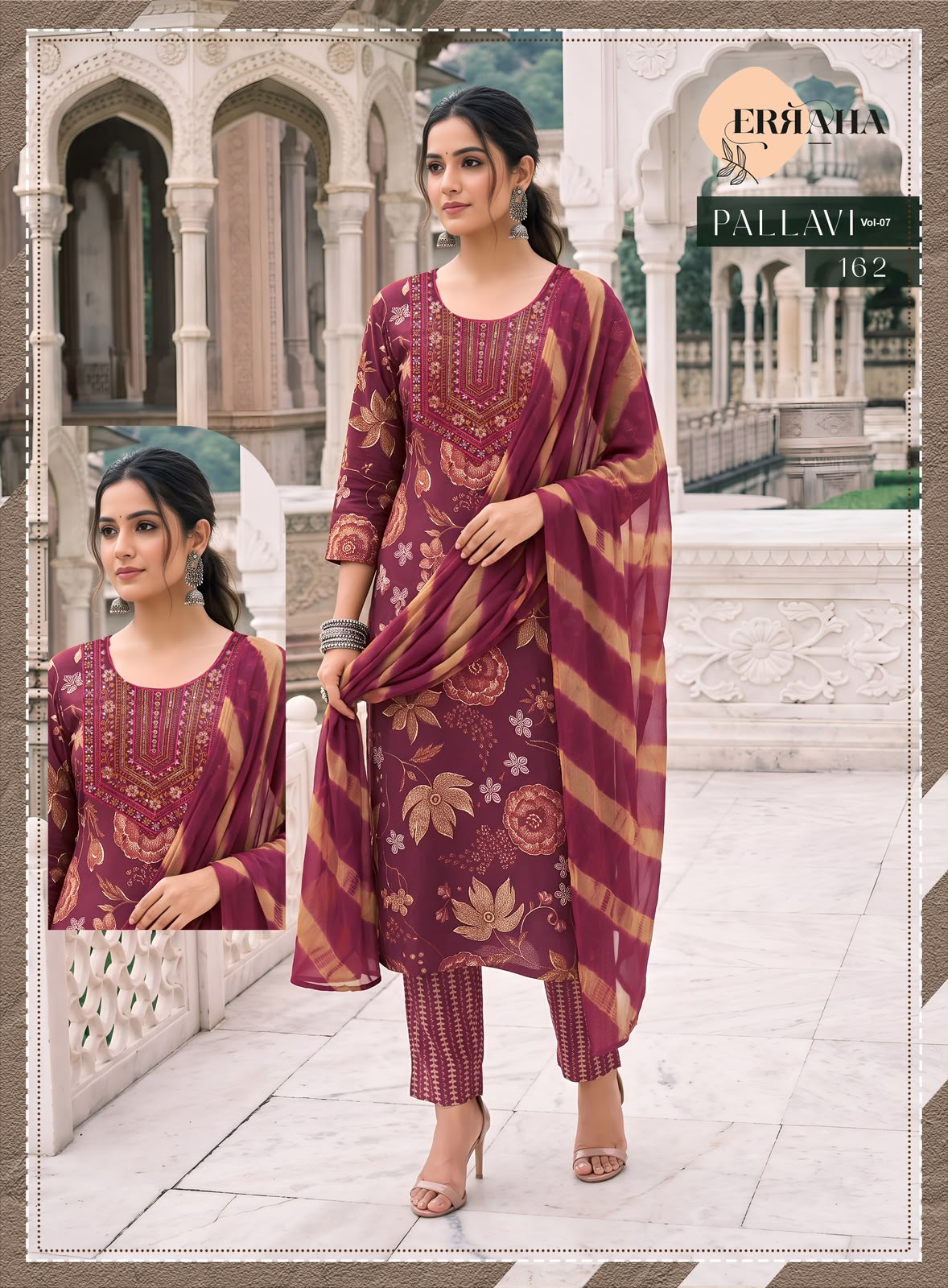 Pallavi Vol 7 Erraha Capsule Rayon Readymade Pant Style Suits Manufacturer