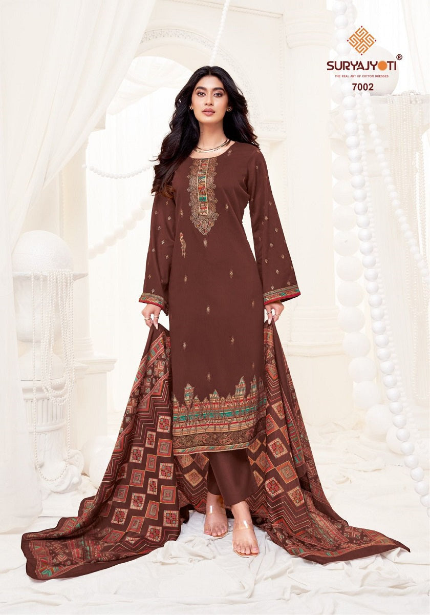 Pallavi Vol 7 Suryajyoti Salwar Suits Manufacturer Ahmedabad