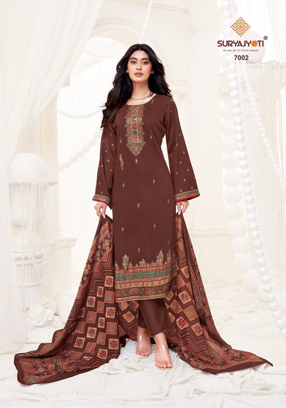 Pallavi Vol 7 Suryajyoti Salwar Suits Manufacturer Ahmedabad