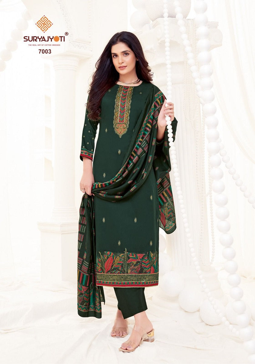 Pallavi Vol 7 Suryajyoti Salwar Suits Manufacturer Ahmedabad