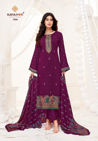 Pallavi Vol 7 Suryajyoti Salwar Suits Manufacturer Ahmedabad