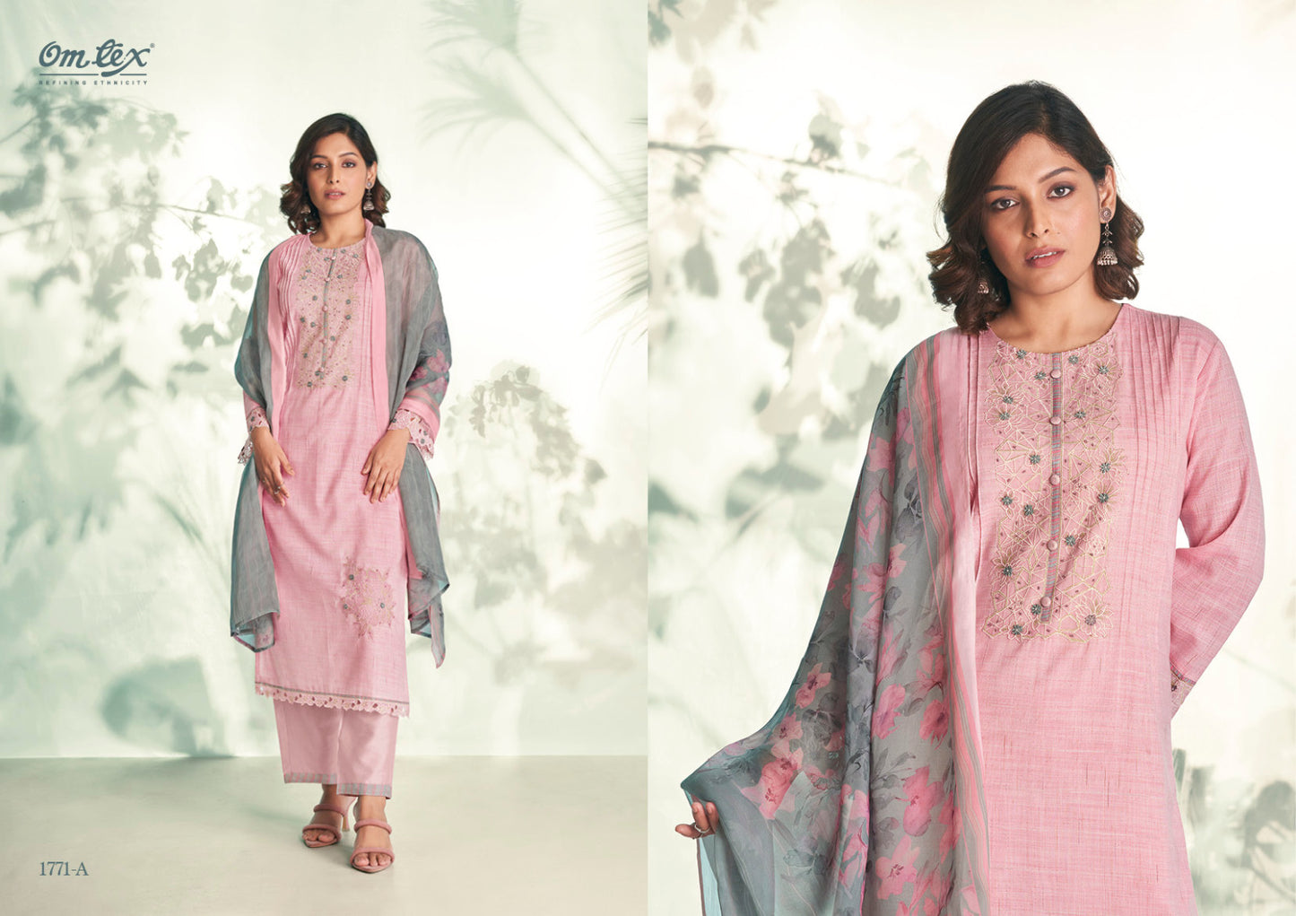 Paloma Omtex Handloom Pant Style Suits