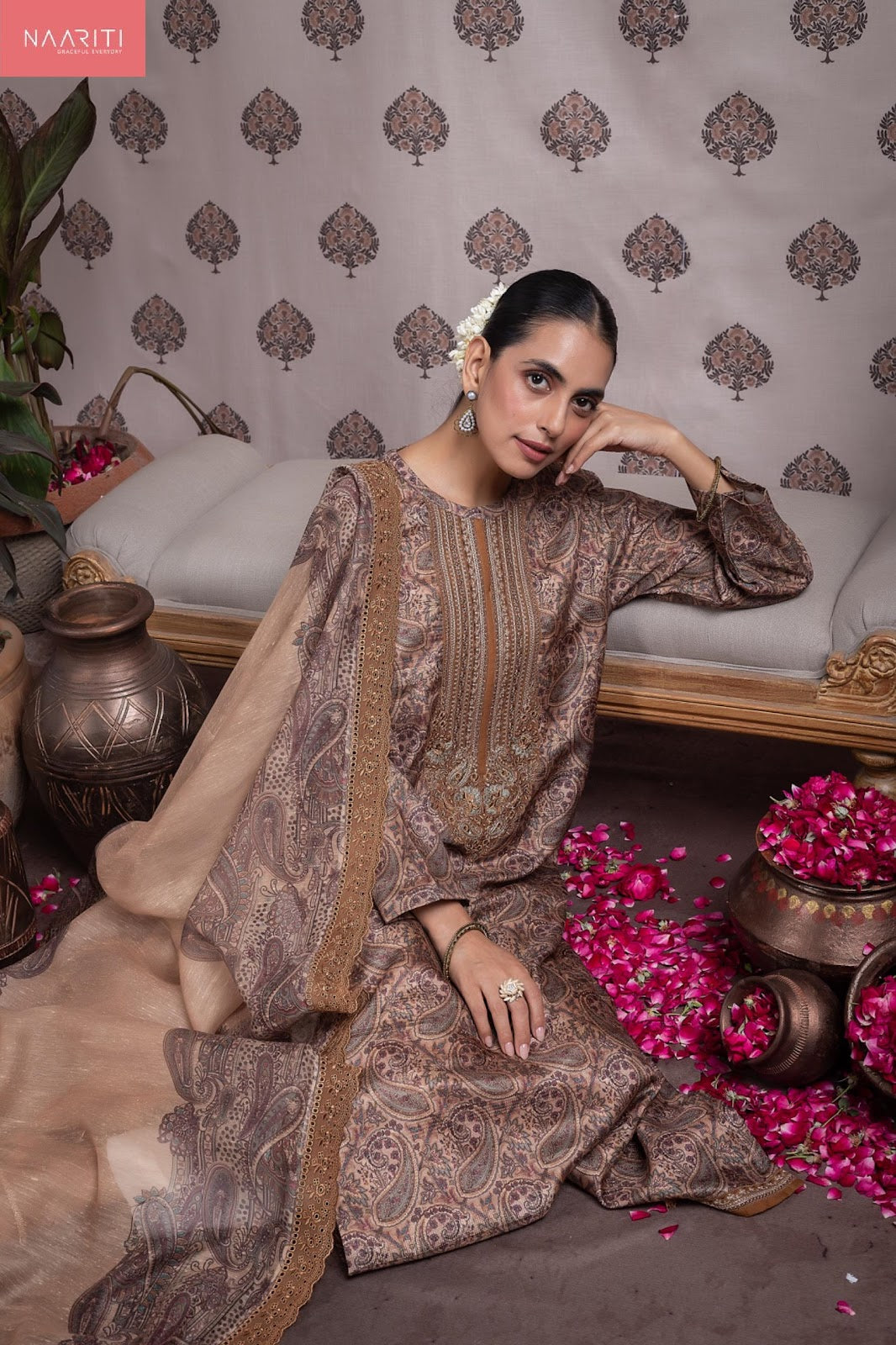 Pamee Naariti Silk Pant Style Suits Wholesale Price