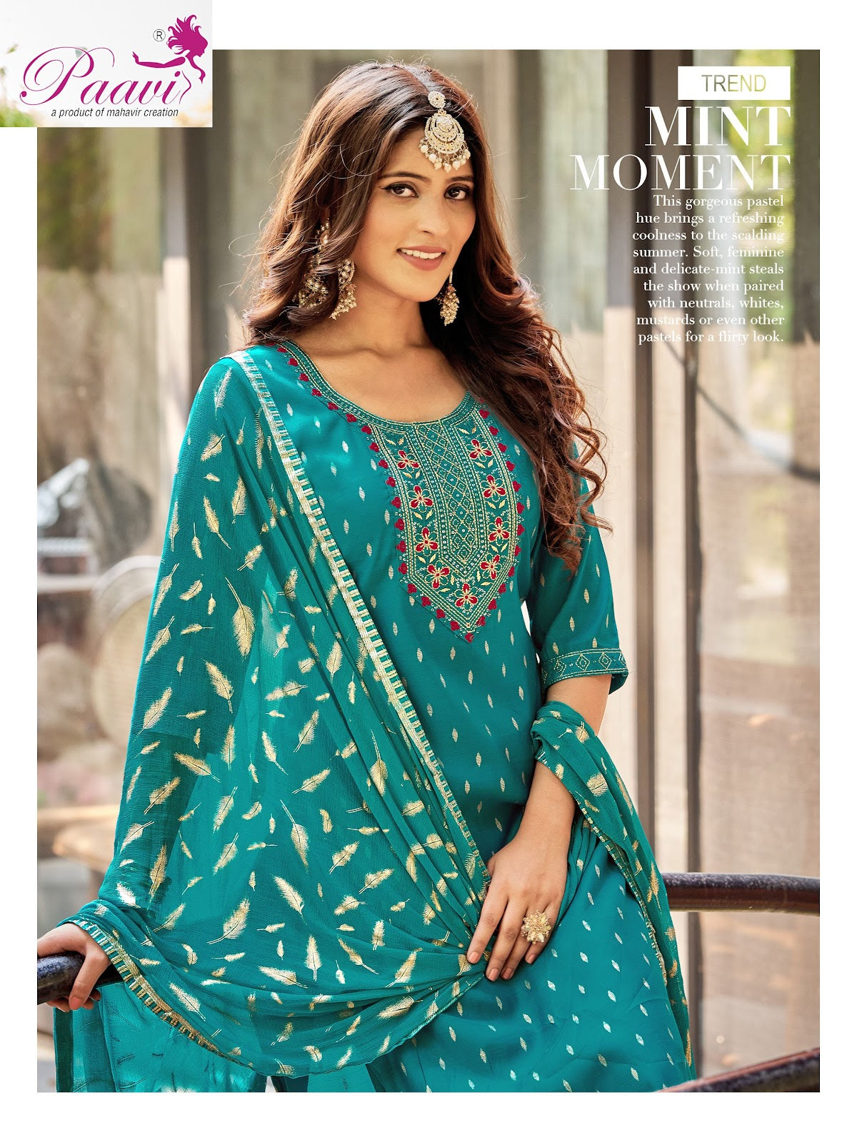 Pamlu Vol 2 Paavi Roman Readymade Pant Style Suits Manufacturer India
