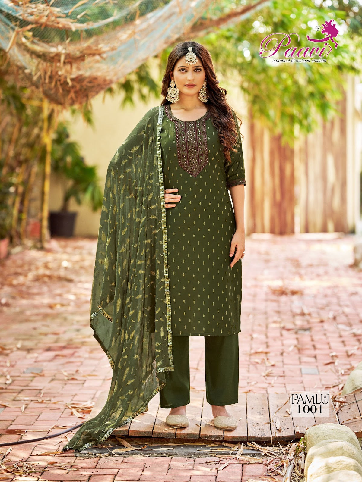 Pamlu Vol 2 Paavi Roman Readymade Pant Style Suits Manufacturer India