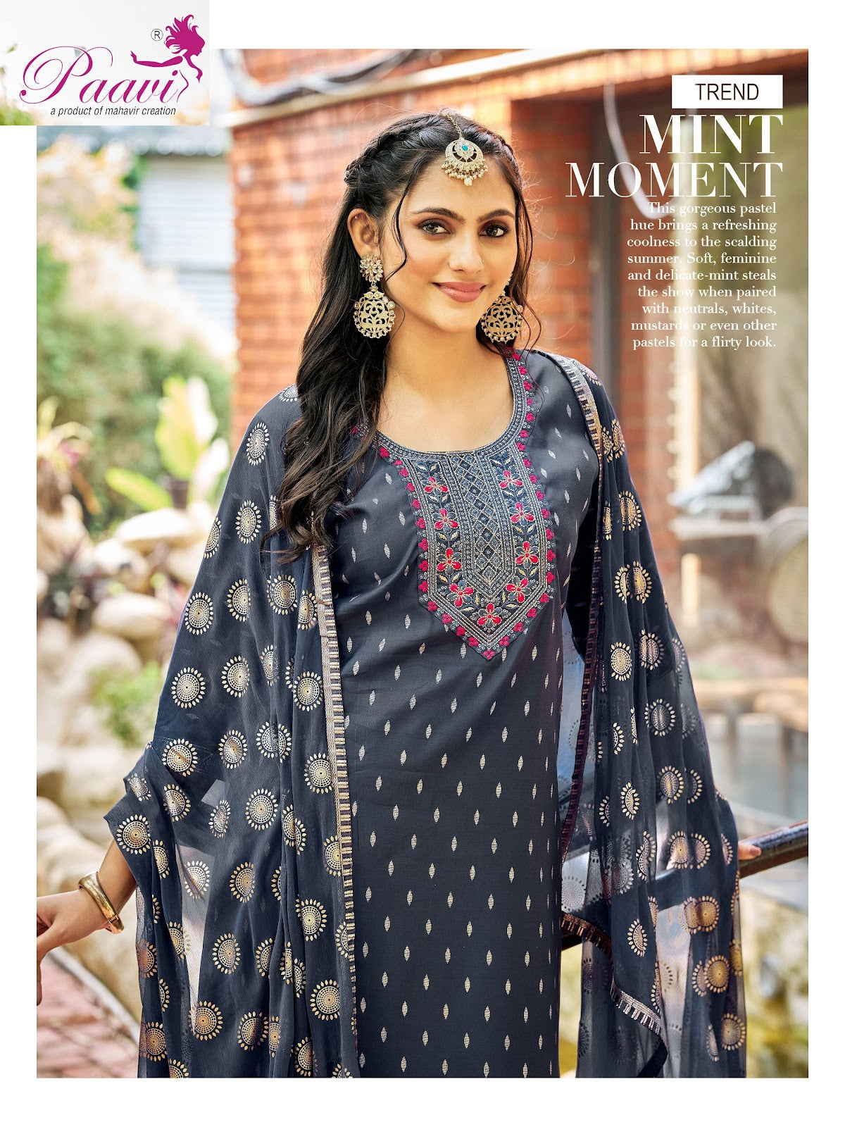 Pamlu Vol 2 Paavi Roman Readymade Pant Style Suits Manufacturer India
